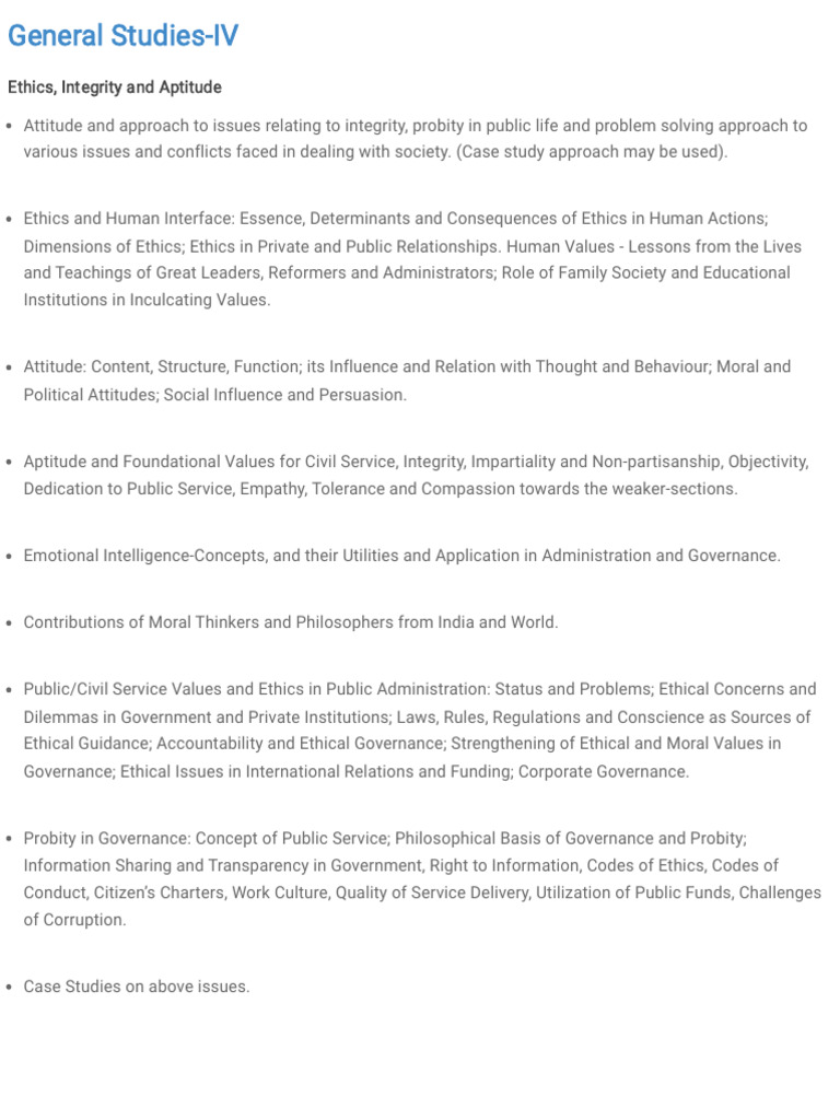 GS 4 | PDF