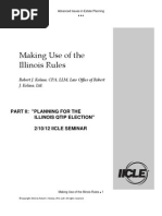 Making Use of The Illinois Rules - Part 2: Planning For The Illinois QTIP Election