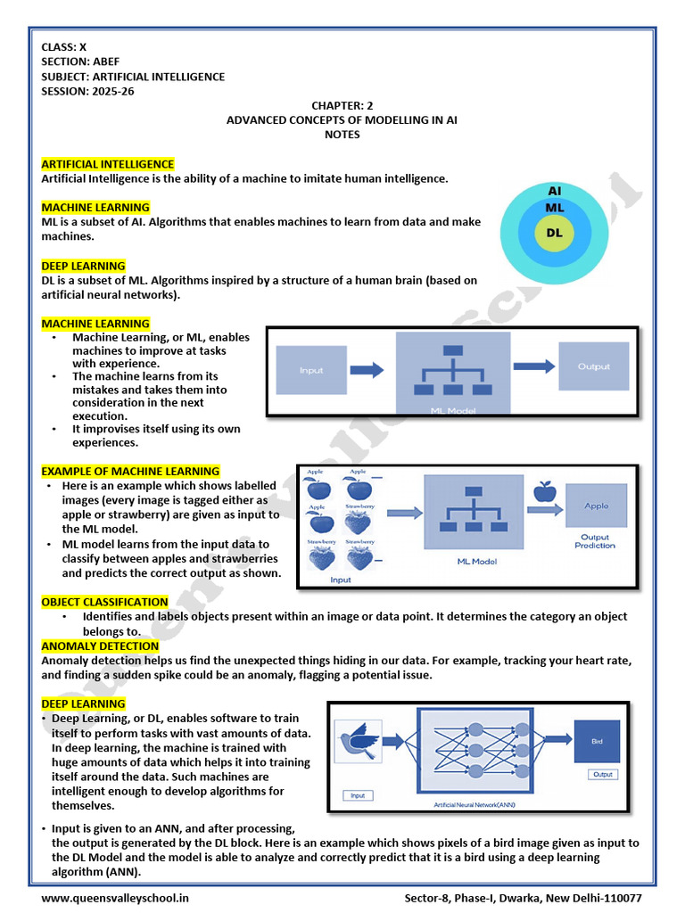 Advanced AI Modeling Concepts | PDF | Machine Learning | Deep Learning