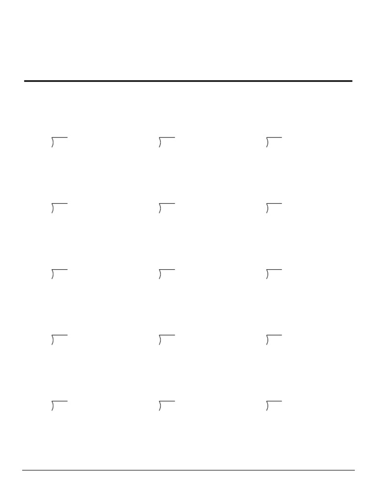 Grade 4 Long Division No Remainder A | PDF