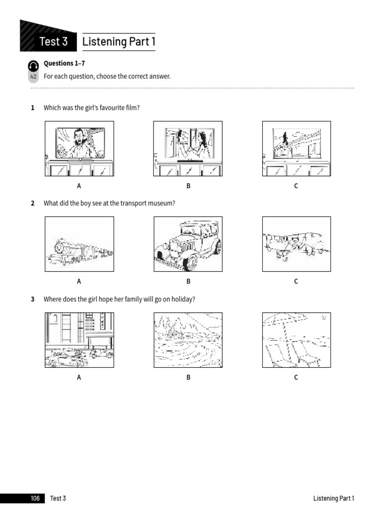 Listening Test 3 Questions and Answers | PDF