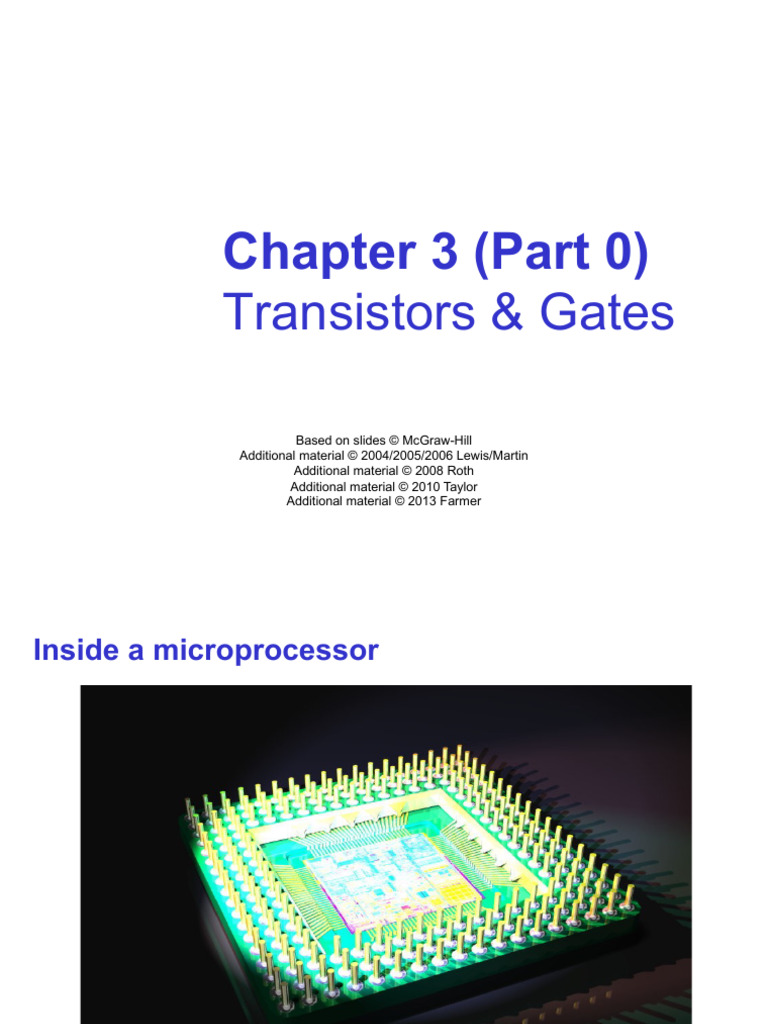 Bonus Transistor Internals | PDF | Field Effect Transistor | Mosfet