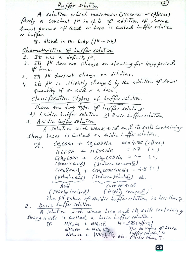 Buffer Solution Gopal 1 | PDF