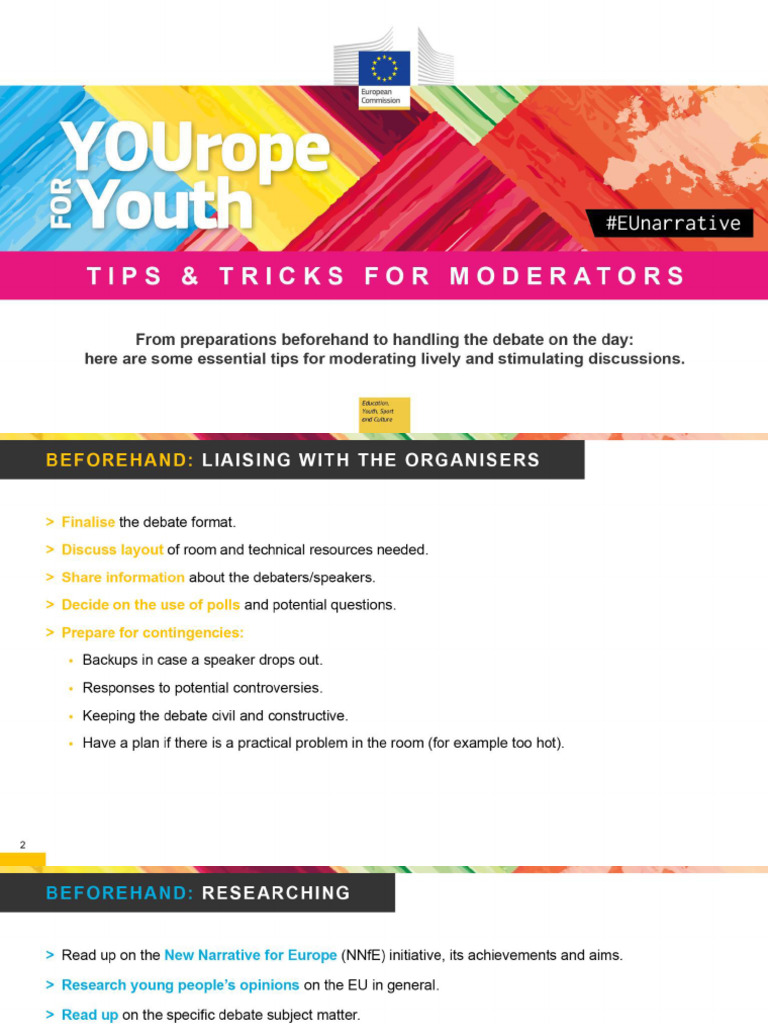 Tips and Tricks For Moderators | PDF