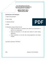 Mech Fest Registration Form 11april