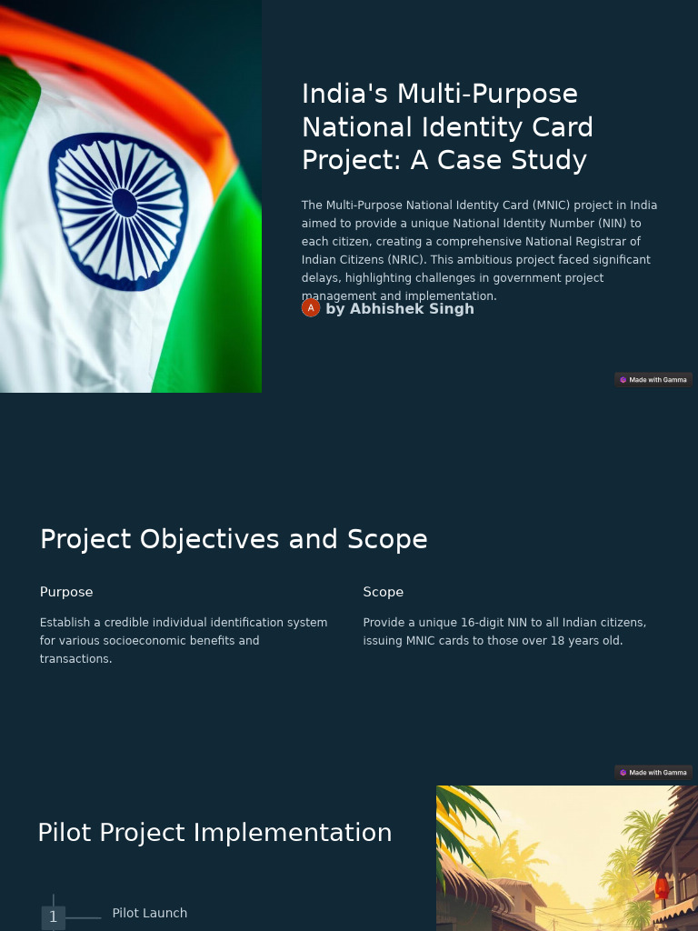 India's MNIC Project: Challenges & Impact | PDF | Identity Document ...