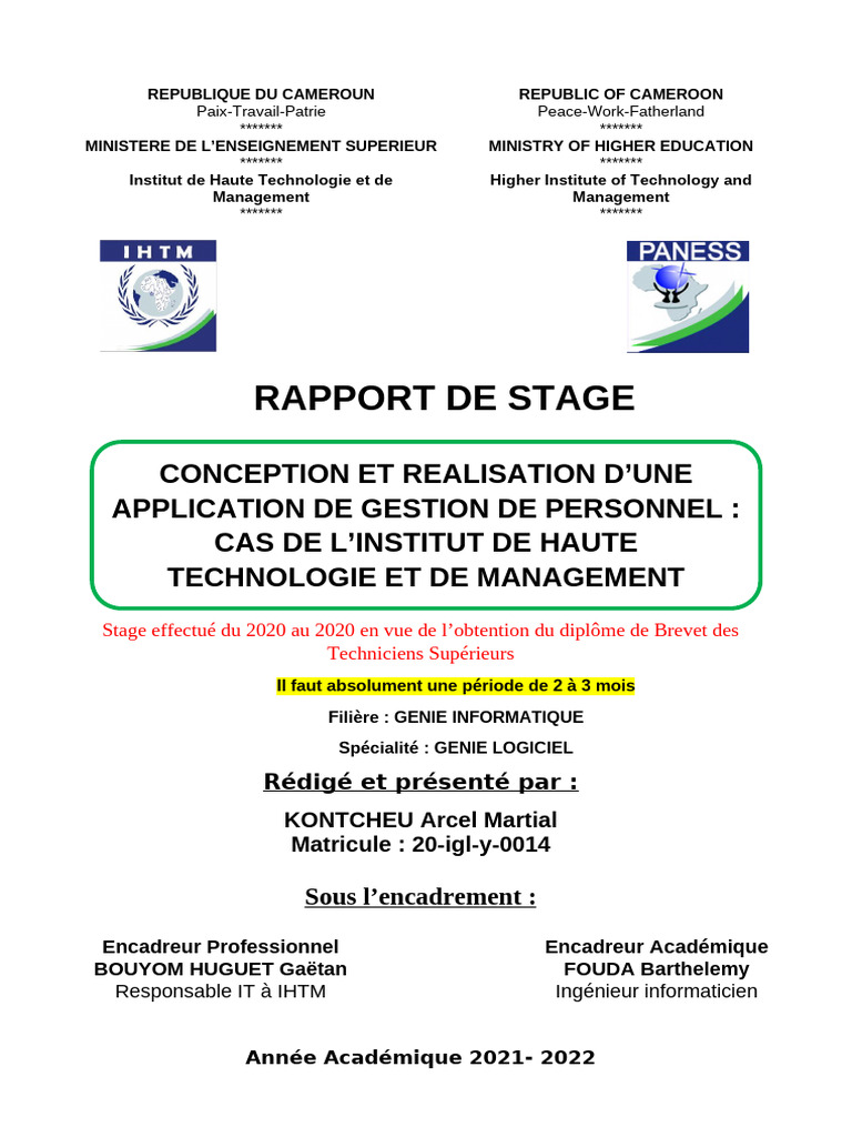 Application Web de Gestion de Personnel | PDF | Développement de ...