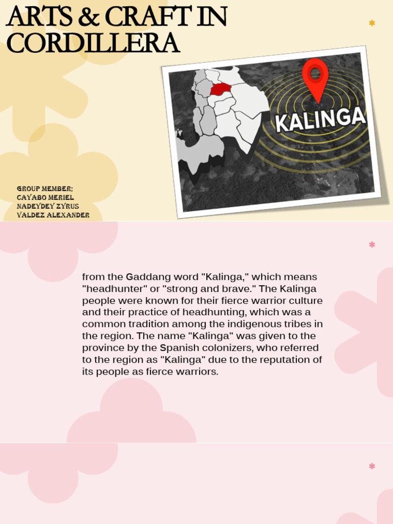 Arts Craft in Cordillera Kalinga (2) | PDF