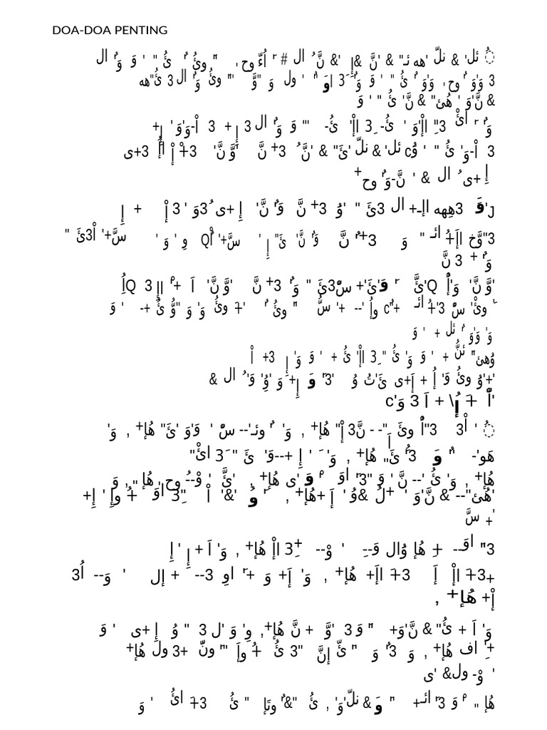 Doa-Doa Compress | PDF