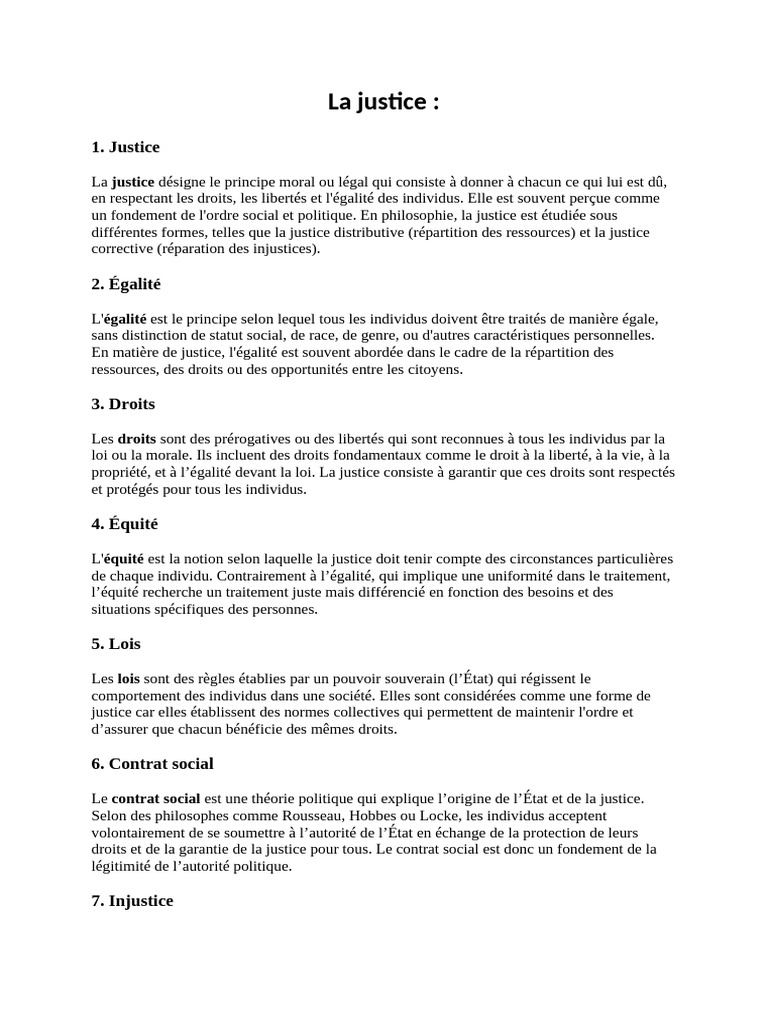 Comprendre les principes de la justice | PDF | Justice | Crime et violence