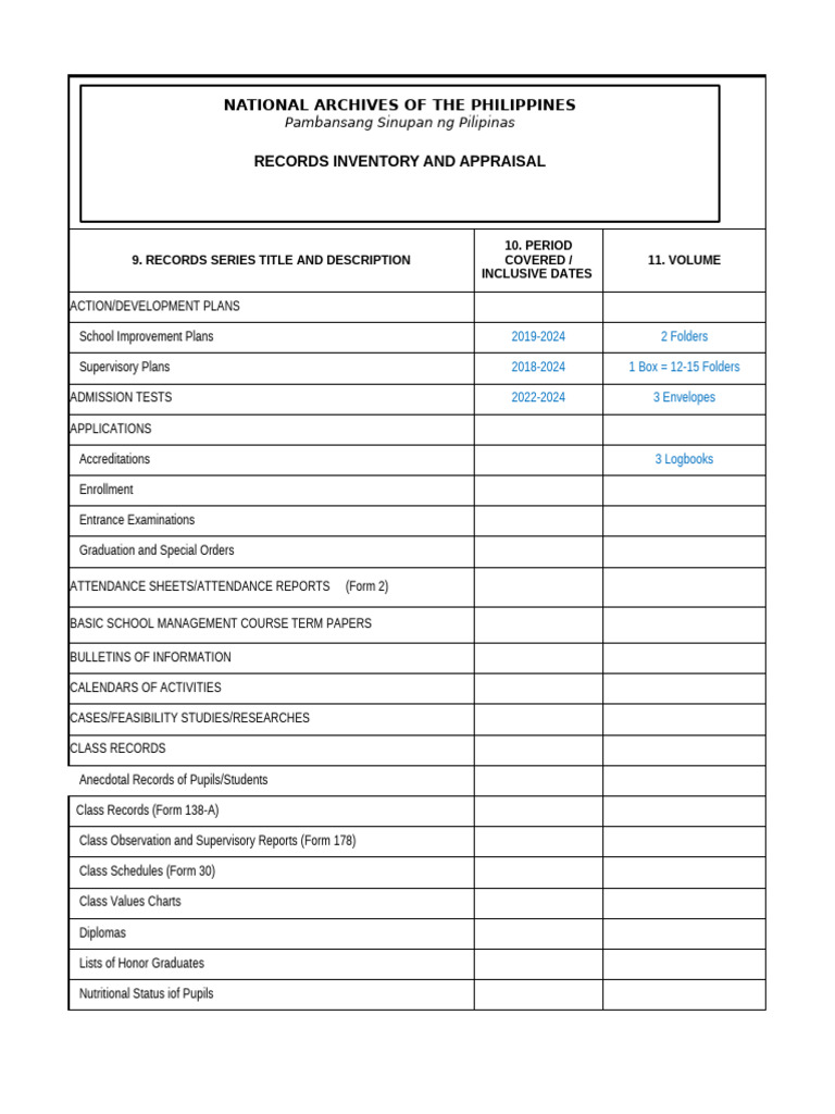 NAP Form 1 Completion Guidelines | PDF