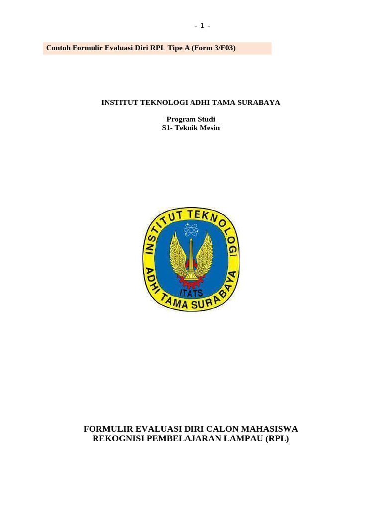 3. Formulir_Evaluasi_Diri_RPL_Tipe_A_(Form_3_F03)_TTD_AMBIL MK YG ...