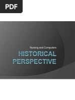 Historical Perspective Nursing Informatics