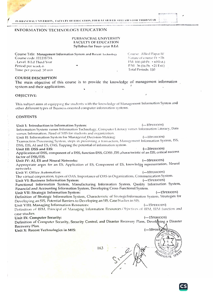 Syllabus bedIT | PDF