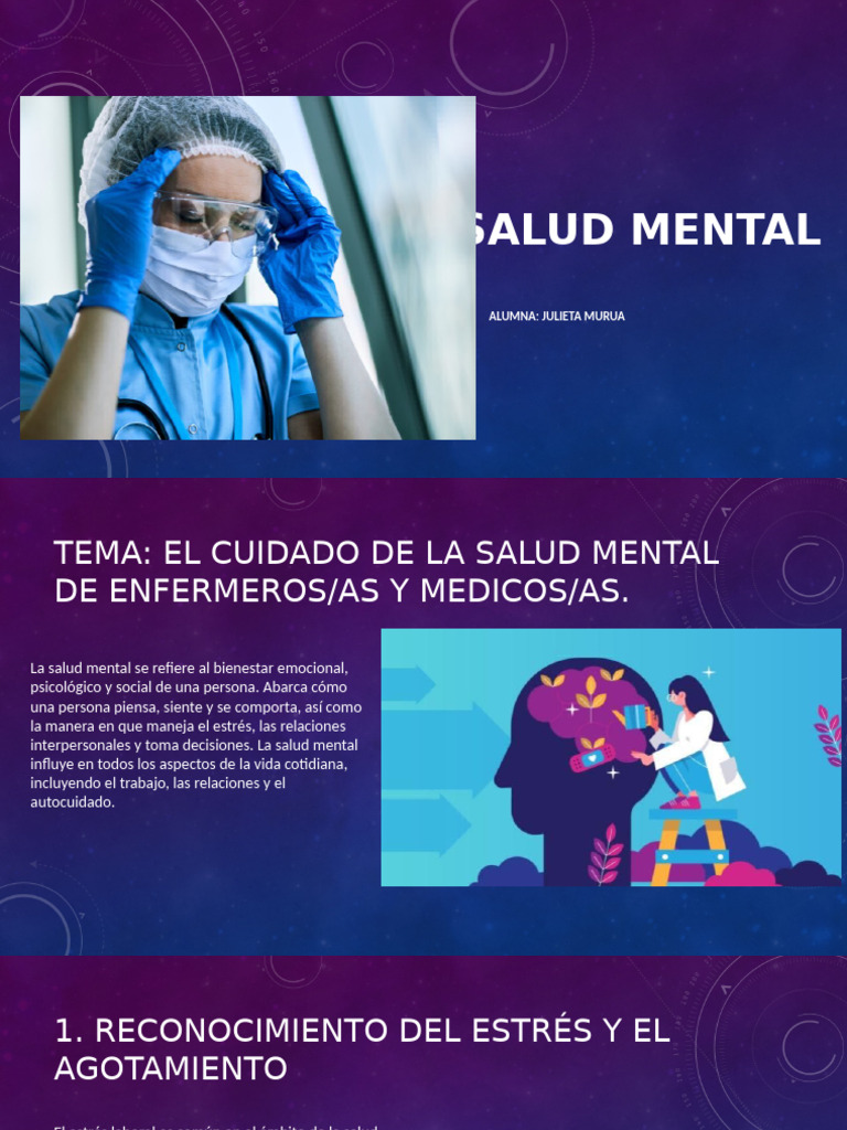 Cuidado de la Salud Mental en Profesionales Médicos | PDF | Salud ...