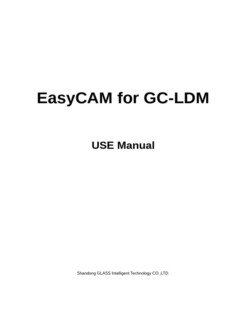 EasyCAM Software User Manual | PDF | Parameter (Computer Programming ...