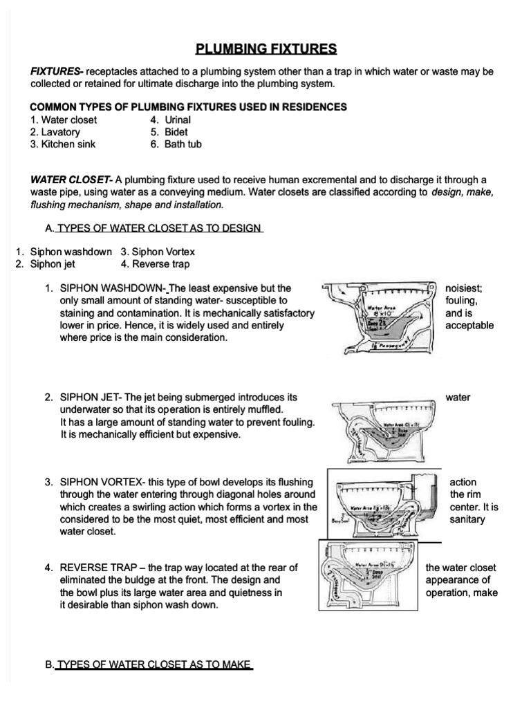 Plumbing Fixtures and Toilet Ratios | PDF | Toilet | Plumbing