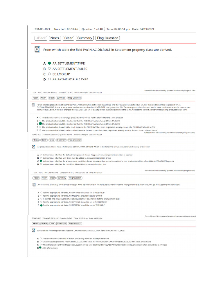 AA - Core - T24 3 | PDF