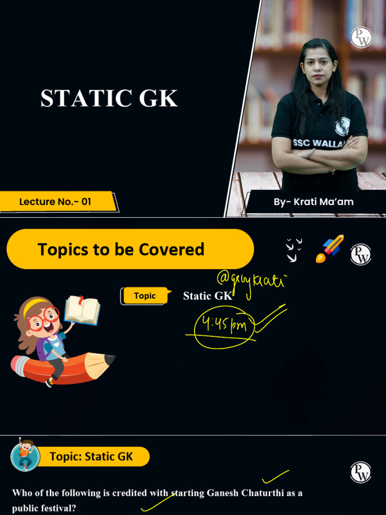 685968789129e545c507c83f - ## - GK 01 Class Notes | PDF