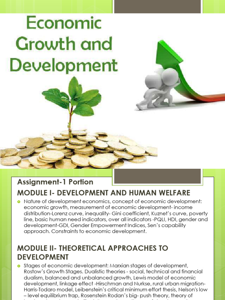 Development Economics Overview | PDF | Gini Coefficient | Economics