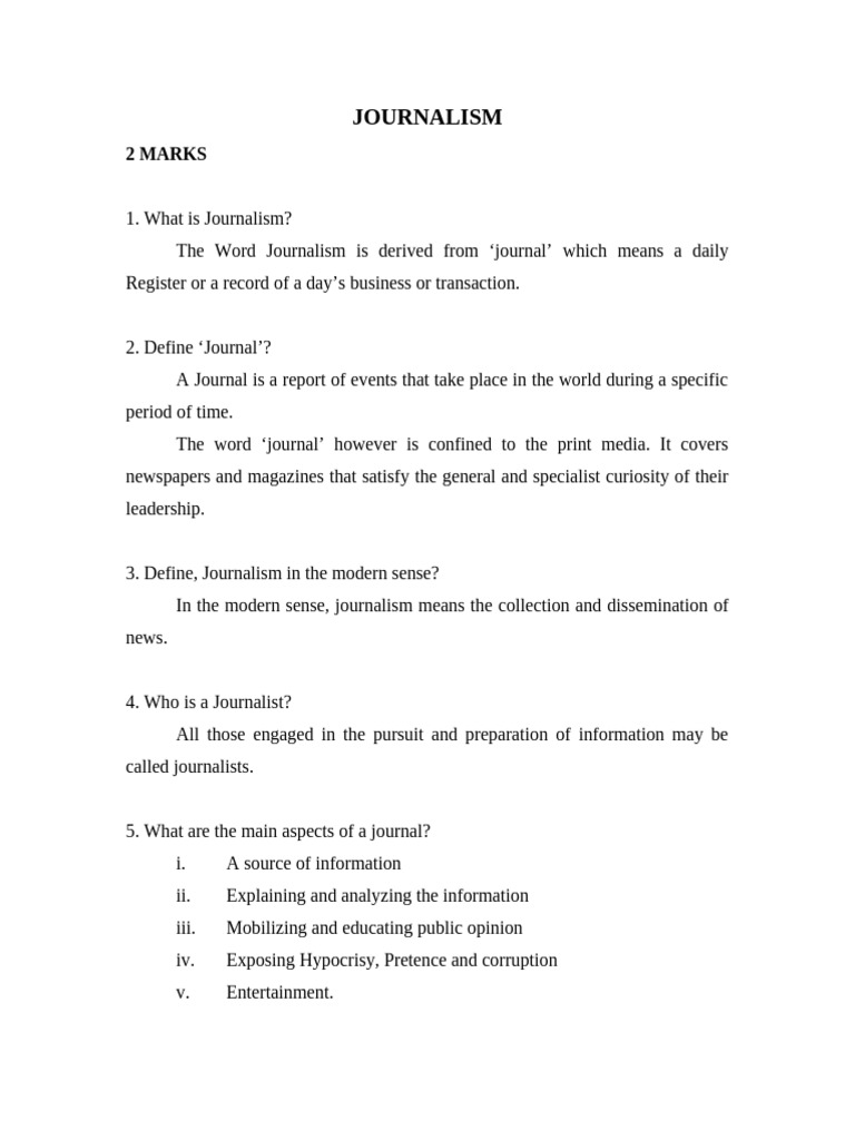 Understanding Journalism Basics | PDF | Journalism | Copy Editing