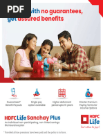 HDFC Life Guaranteed Income Plan Overview | PDF | Insurance | Life ...