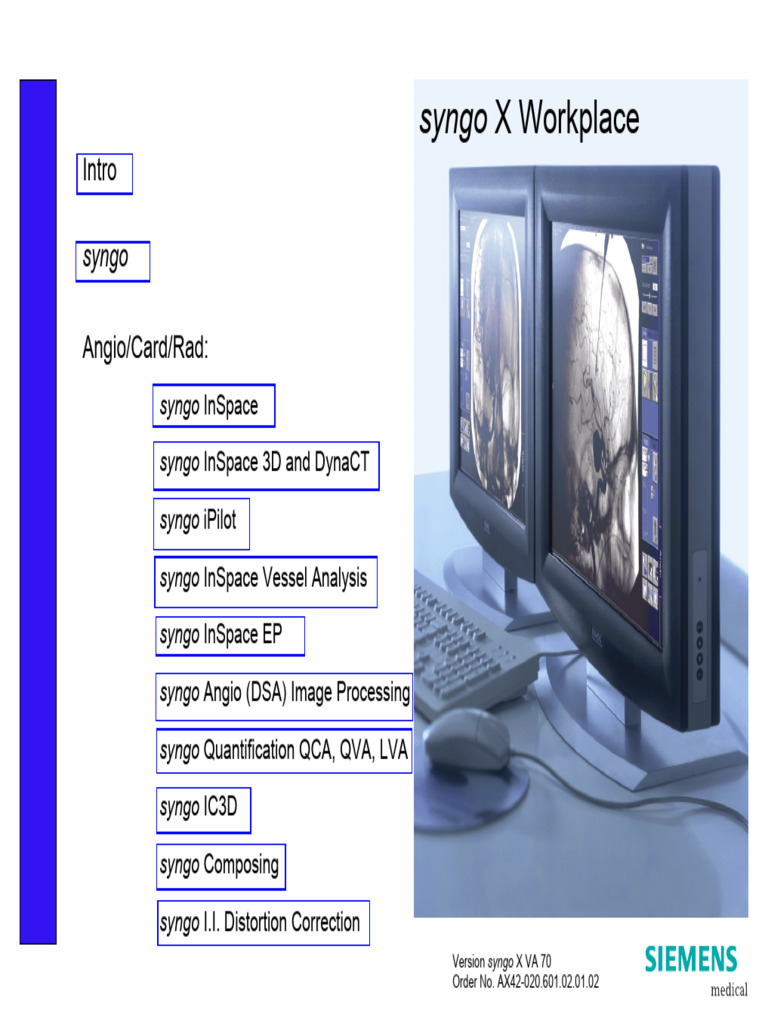 Syngo X Workplace Overview | PDF