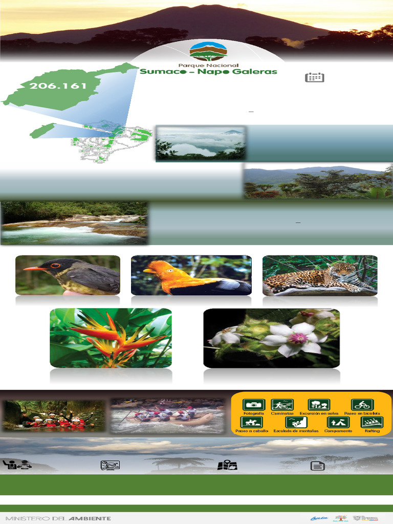 Parque Nacional Sumaco-Napo Galeras | PDF | Entorno natural | Biodiversidad