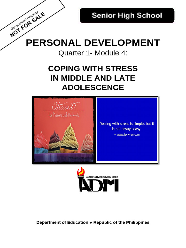 Coping with Stress in Adolescence | PDF | Stress (Biology) | Stress ...