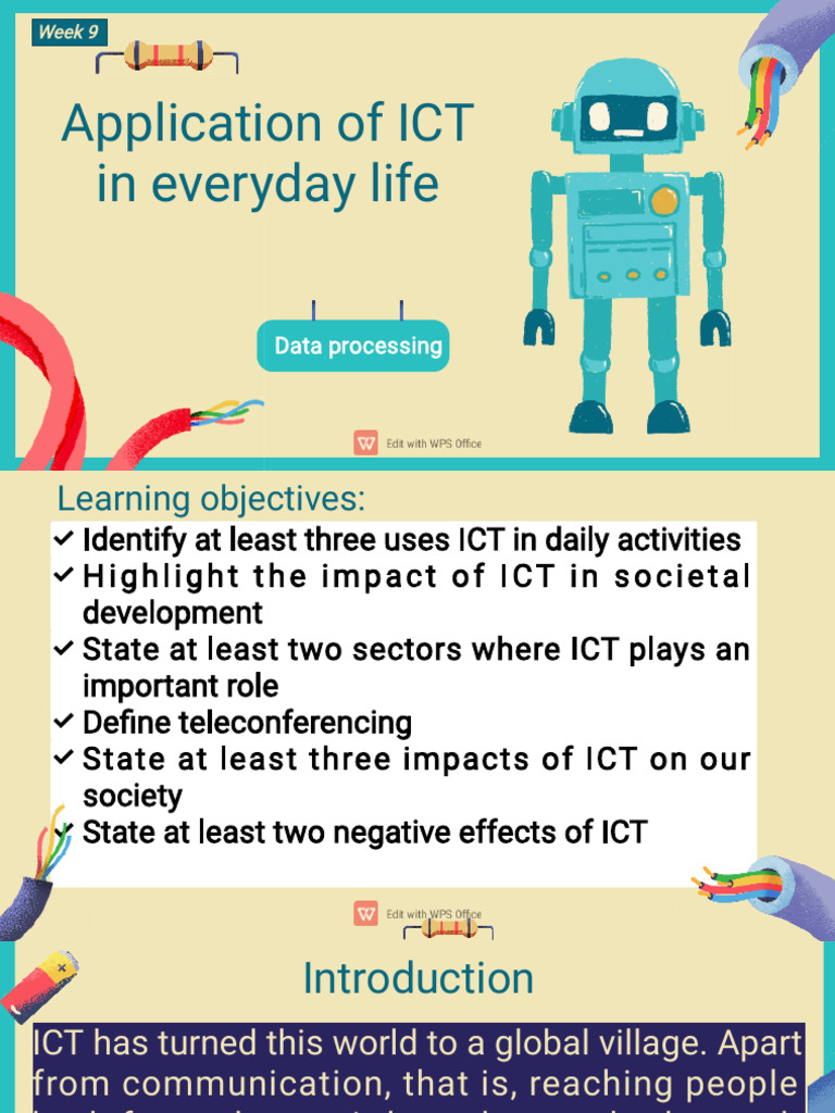 ICT's Role in Daily Life and Society | PDF | Information And ...