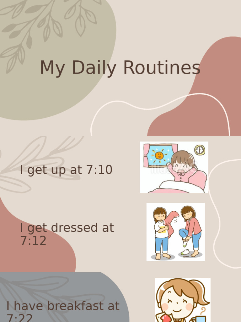 My Daily Routines | PDF
