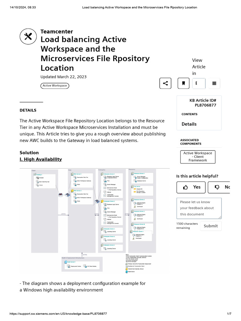 Load Balancing Active Workspace Microservices | PDF | Software ...