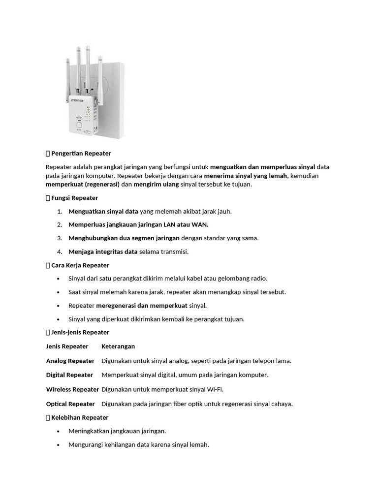 Materi Repeater | PDF