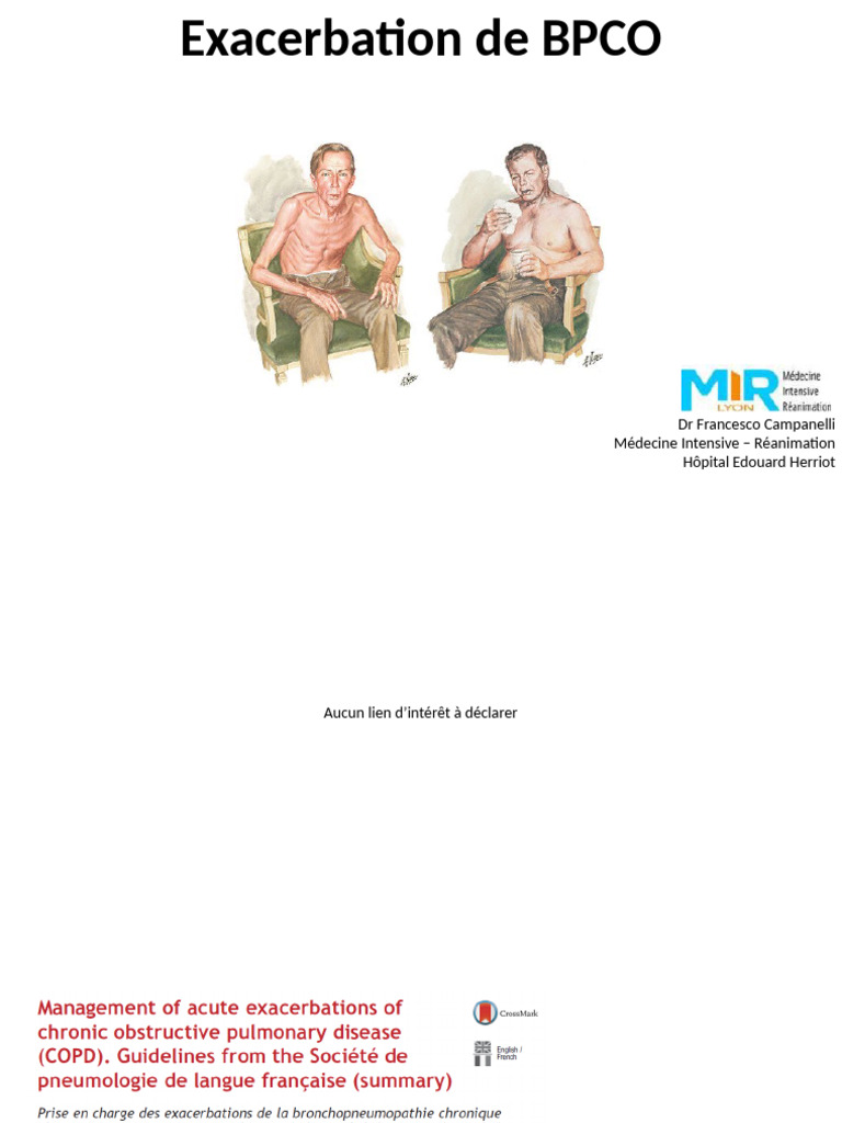 Exacerbation de BPCO et coma hypercapnique PDF Bronchopneumopathie — free download