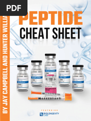 Jay Campbell's 2025 Peptide Guide | PDF | Dose (Biochemistry)