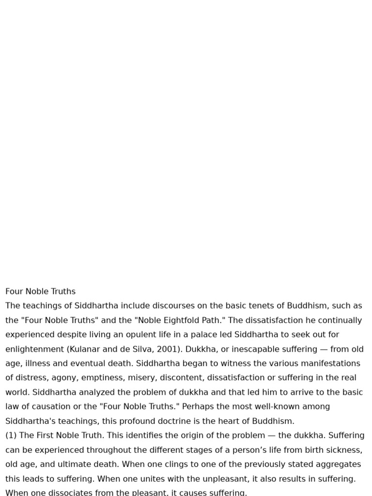 inbound4701487563416490936 | PDF | Four Noble Truths | Noble Eightfold Path
