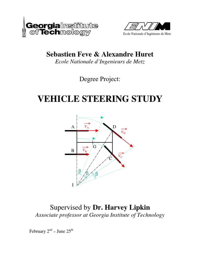 Vehicle Steering | PDF