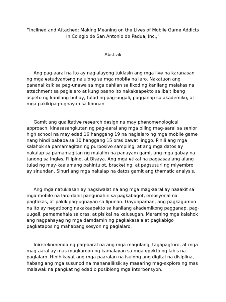 Filipino (Abstract) | PDF