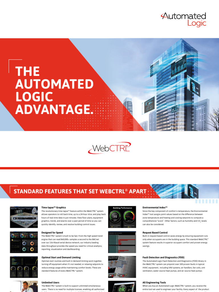 WebCTRL®: Advanced Building Control Solutions | PDF | Building ...