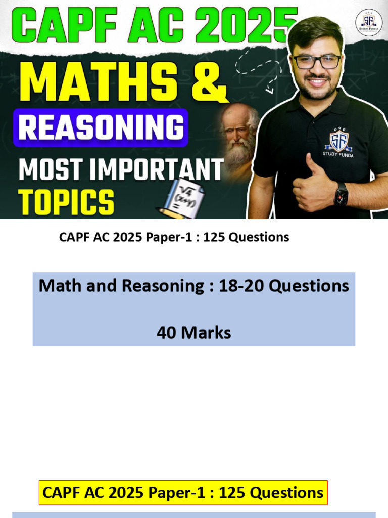 Math and Reasoning | PDF