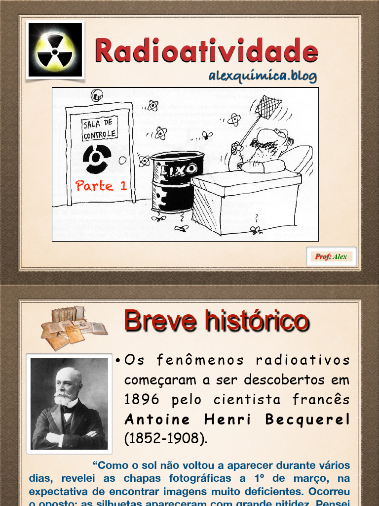 História e Conceitos de Radioatividade | PDF | Radioatividade | Próton