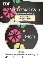 6-4 Mulptiplying and Dividing Fractions With Notes | PDF | Fraction ...