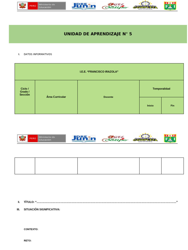 Planificación de Aprendizaje 2025 | PDF | Evaluación | Aprendizaje