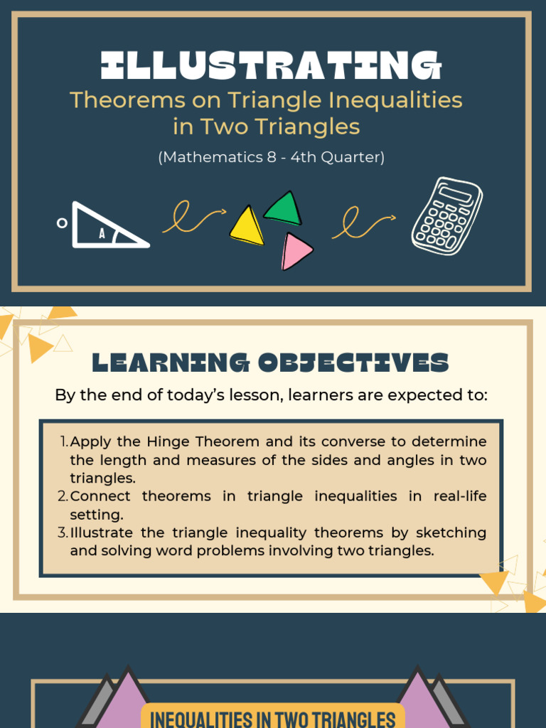 Triangle Inequalities Worksheet | PDF | Triangle | Theorem