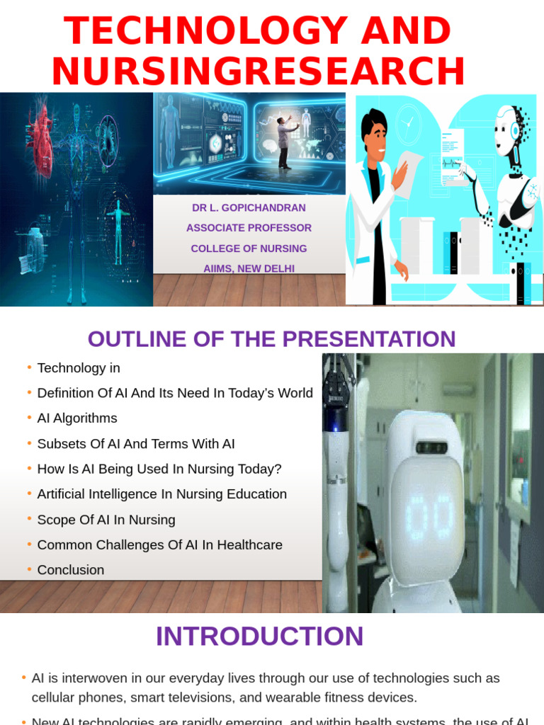 AI in Nursing: Transforming Healthcare | PDF | Intelligence (AI ...