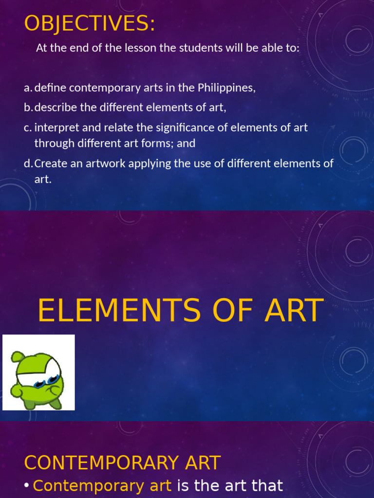 CPAR Drawing: Elements of Art | PDF | Color | Illusion