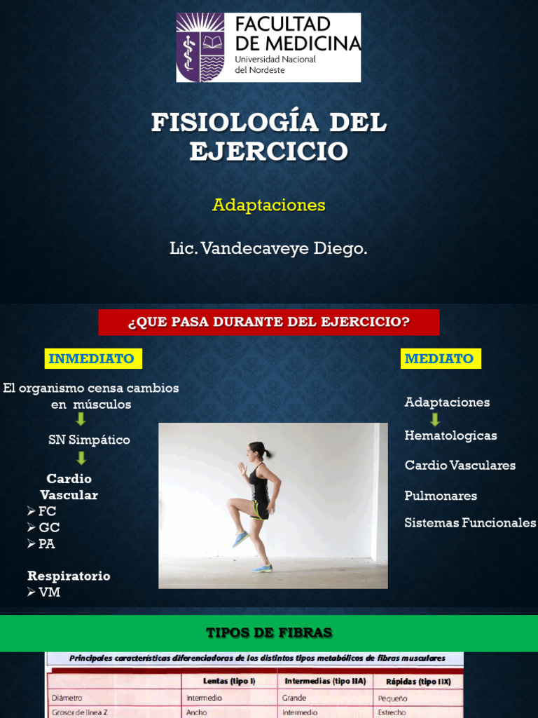 Fisiologia Del Ejercicio PPT Clase 1 ADAPTACIONES | PDF | Respiración ...