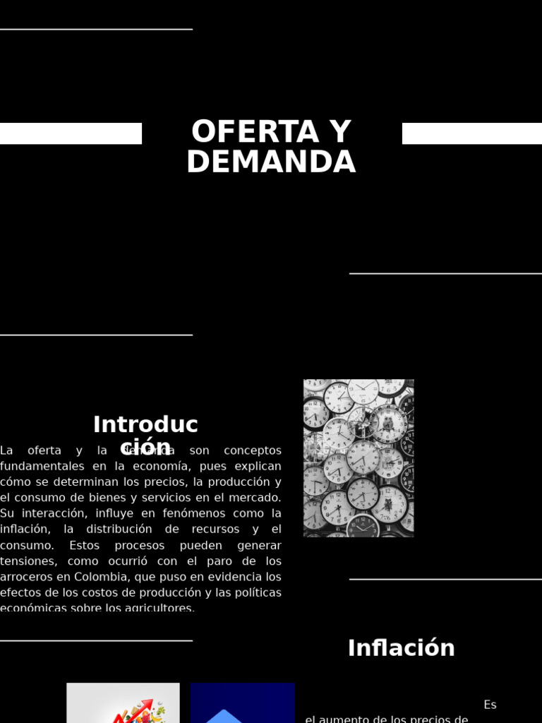 Ley de La Oferta y Demanda | PDF | Oferta (economía) | Inflación