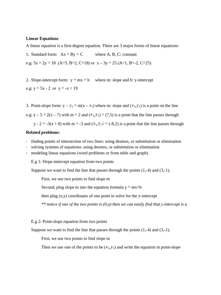 Linear & Quadratic E RECAP | PDF | Quadratic Equation | Algebra
