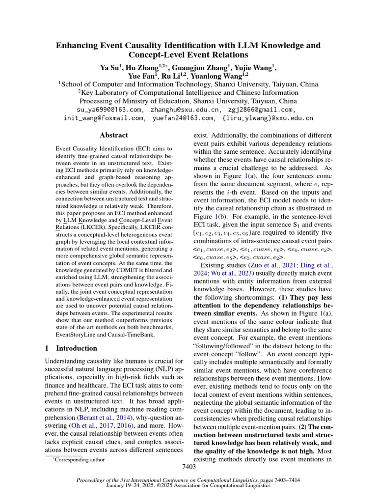 Enhancing Event Causality with LKCER | PDF | Information | Knowledge